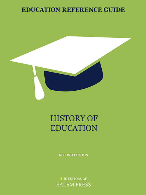 Title details for History of Education by The Editors of Salem Press - Available
